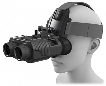 Suntek 3D Dual Screen Head and Helmet Mounted Night Vision Binocular NV8000